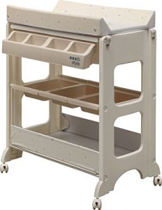 Bagnetto-fasciatoio Baby Dream Azzurra Design Grigio Fasciatoio Per