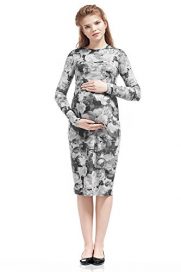 Abito Premaman Autunno Senza Maniche - Vestito Aderente E Sexy Per Donne Incinte - Foto 9