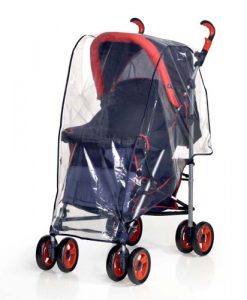 Parapioggia Universale Per Seggiolino Auto - Trasparente, Pieghevole, In EVA, Per Ovetto E Navicella - Foto 3