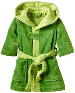 Accappatoio per bambini fucsia 100% cotone OEKO-TEX®- Taglia: 2-4 anni
